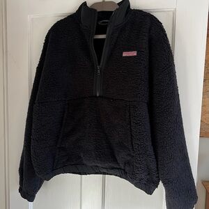 Black Sherpa half zip NWOT